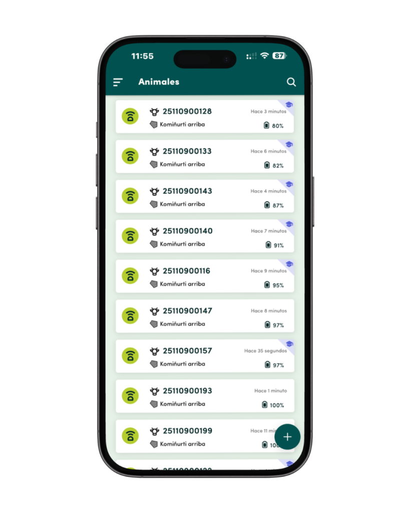 Gestiona tus animales desde la app